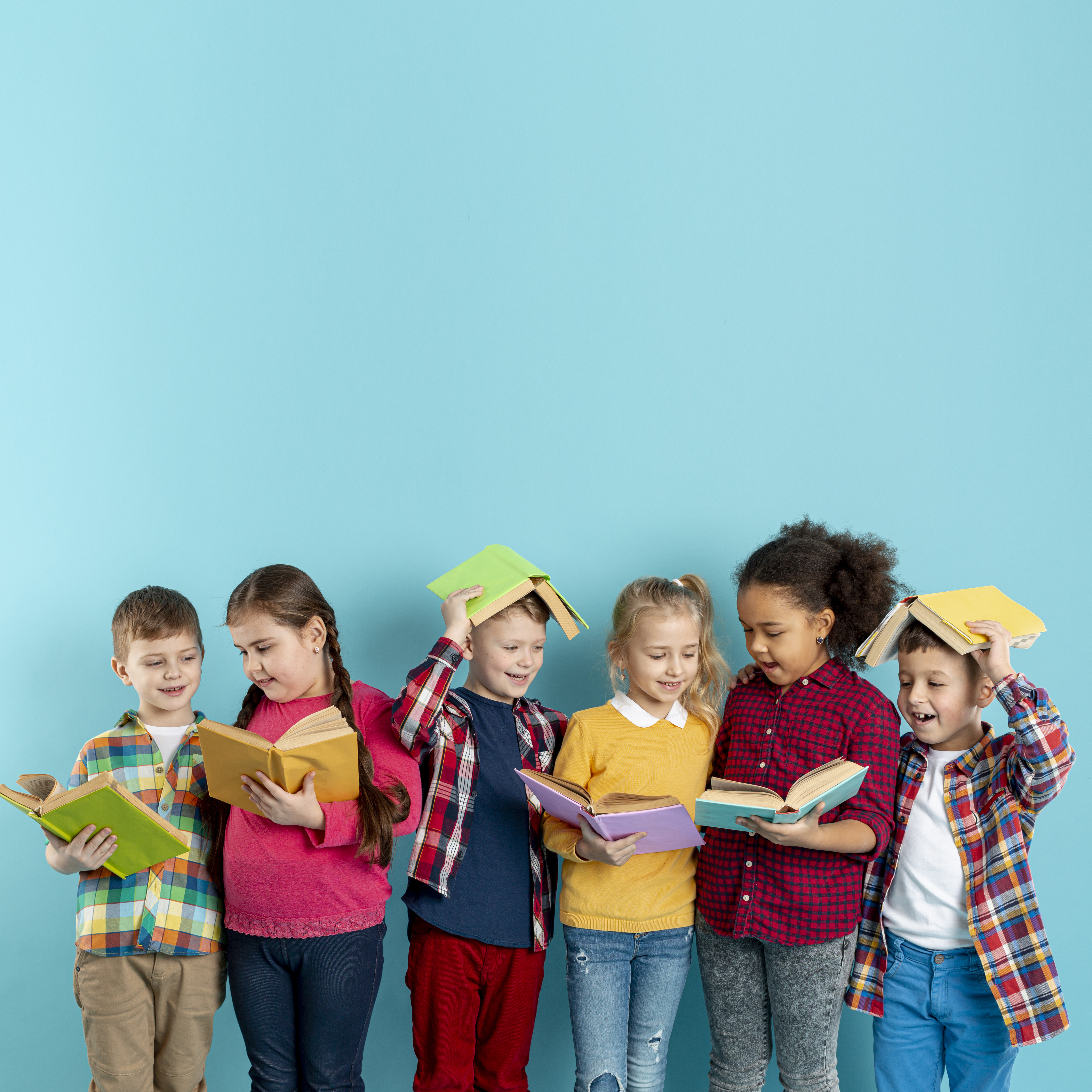 Happy children playing
